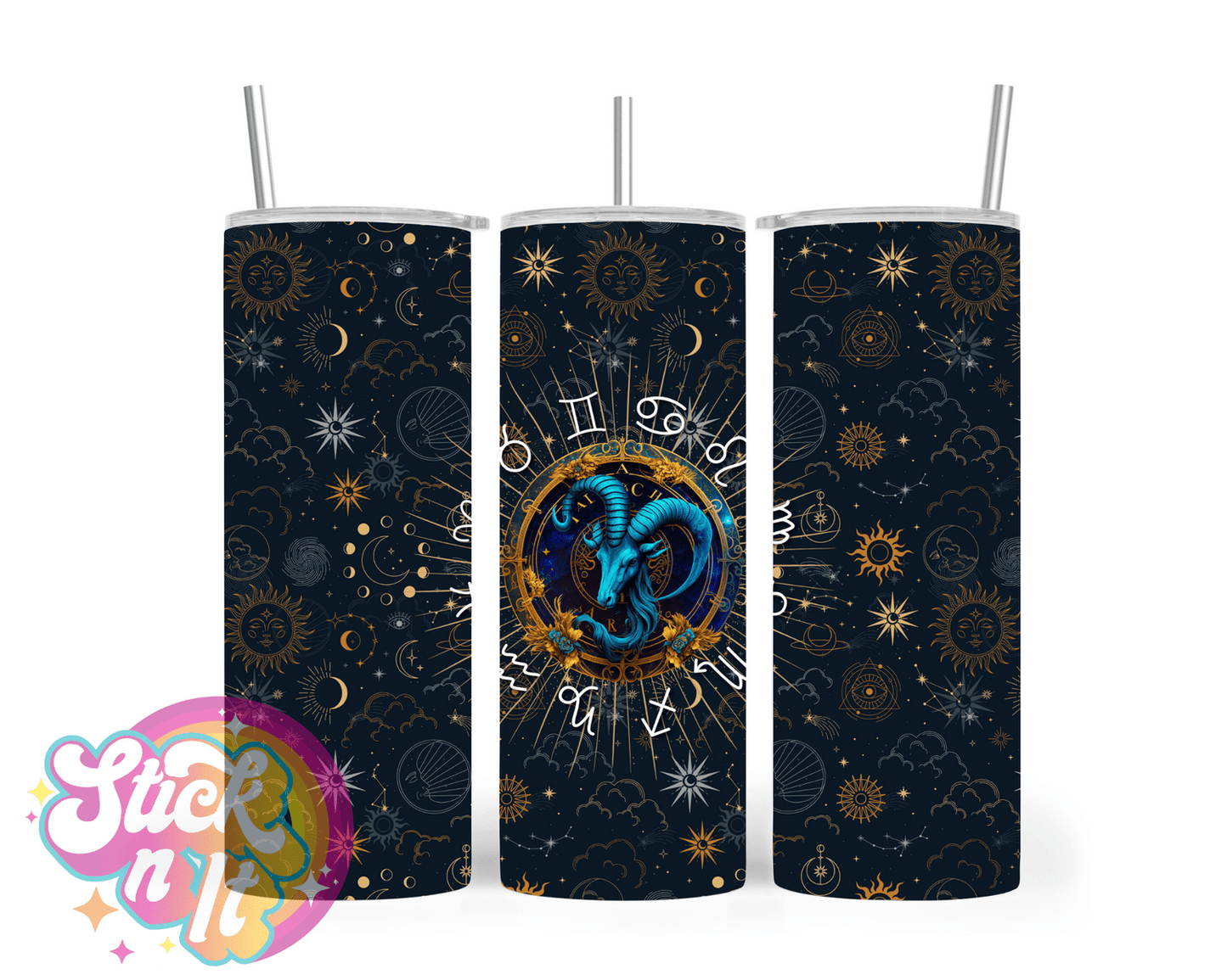 ZODIAC INSULATED TUMBLERS - Stick N It