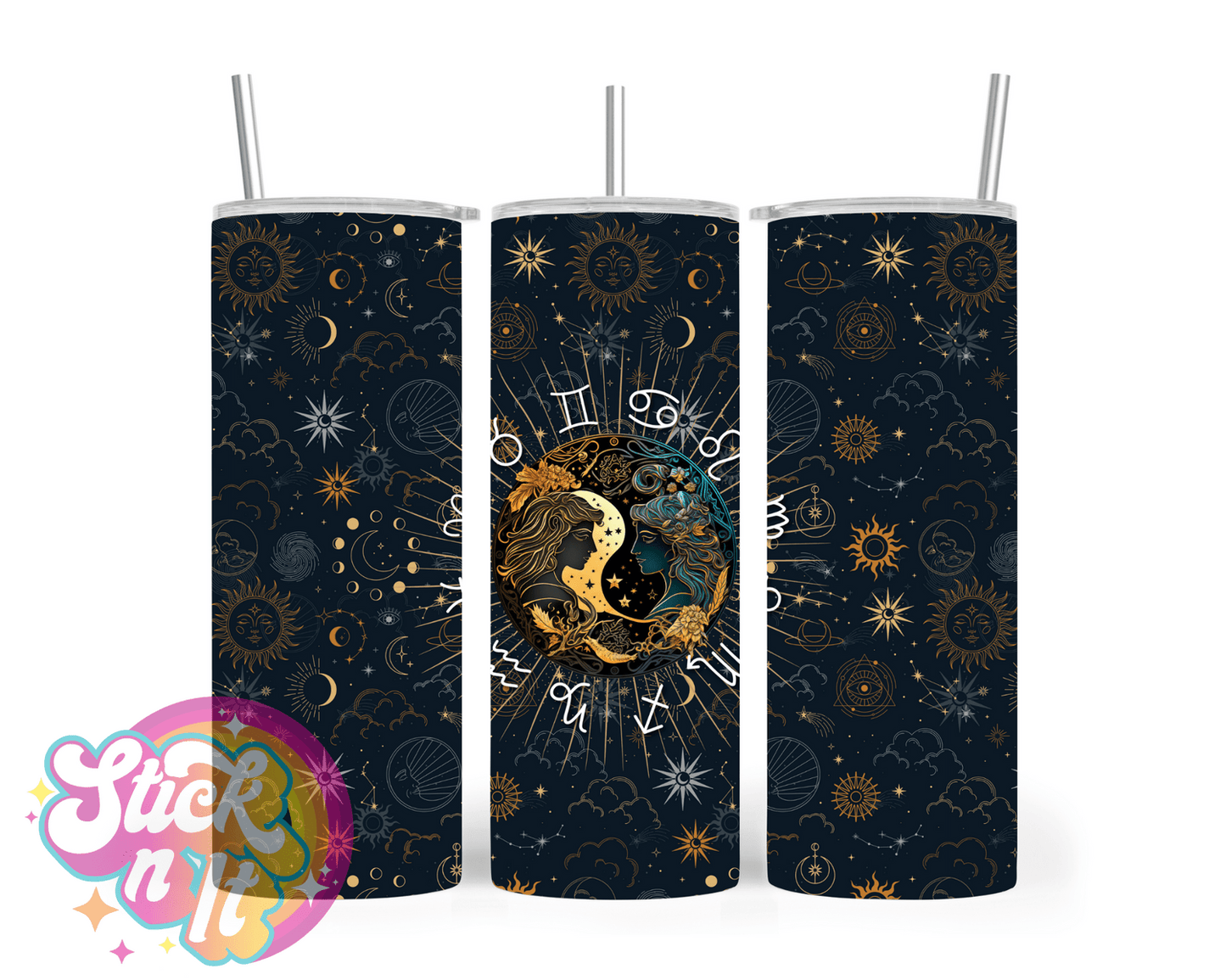 ZODIAC INSULATED TUMBLERS - Stick N It
