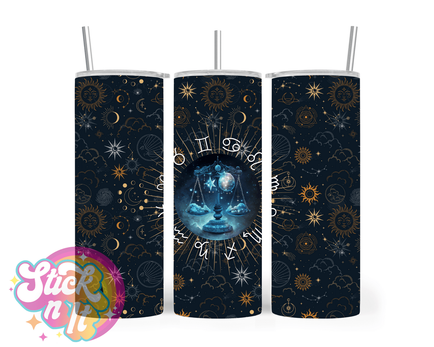 ZODIAC INSULATED TUMBLERS - Stick N It