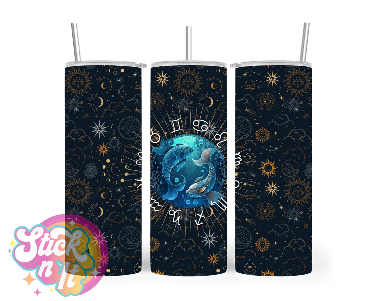 ZODIAC INSULATED TUMBLERS - Stick N It