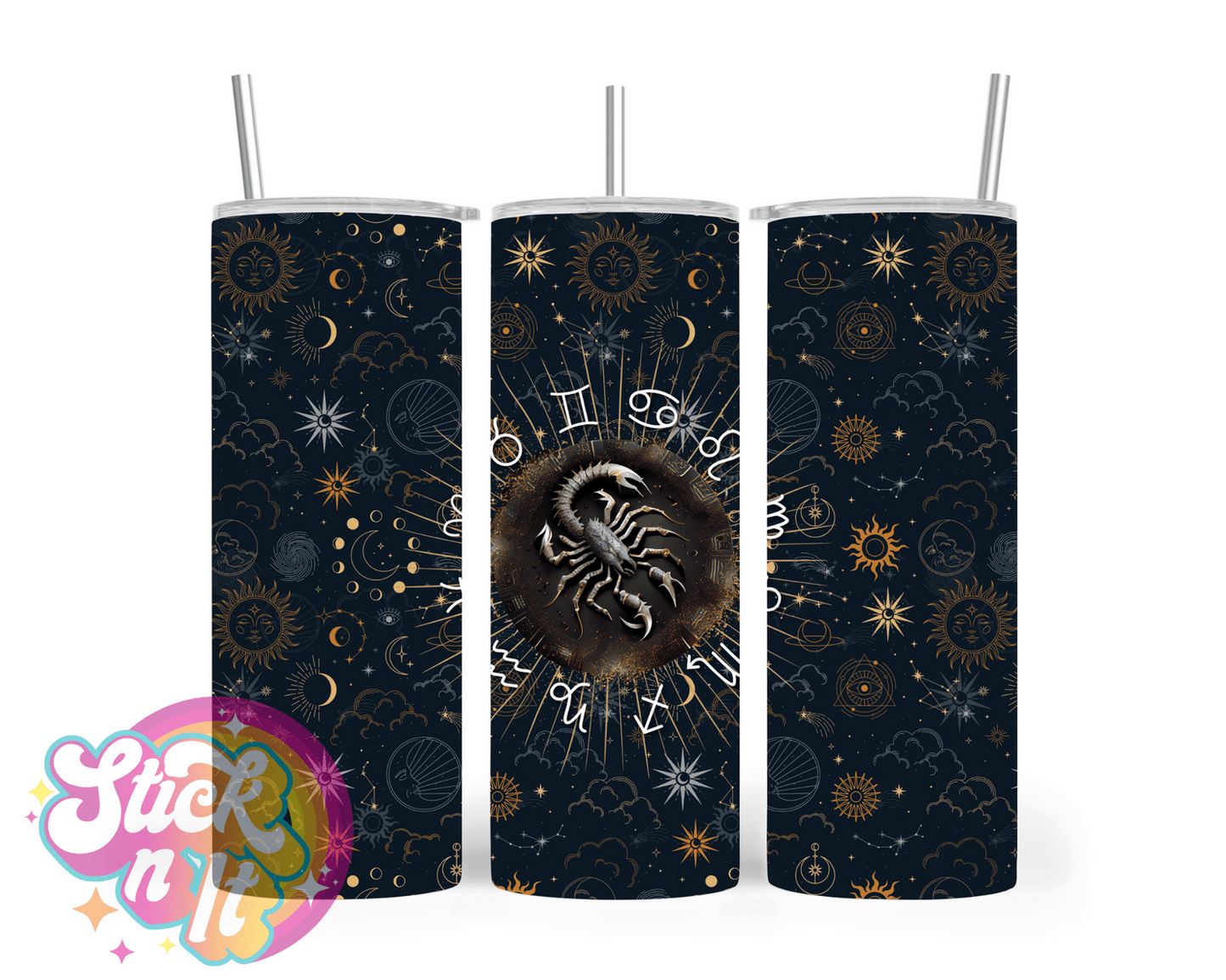 ZODIAC INSULATED TUMBLERS - Stick N It