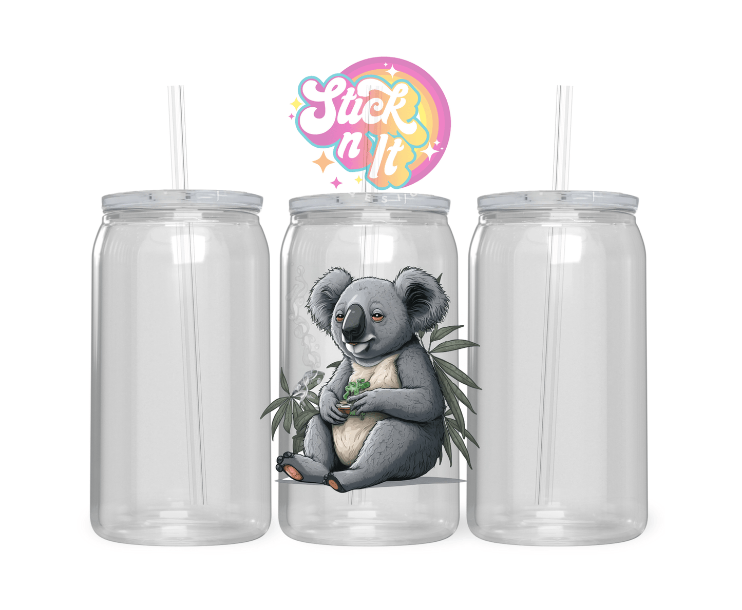 STONED ANIMAL ACRYLIC CUPS - Stick N It
