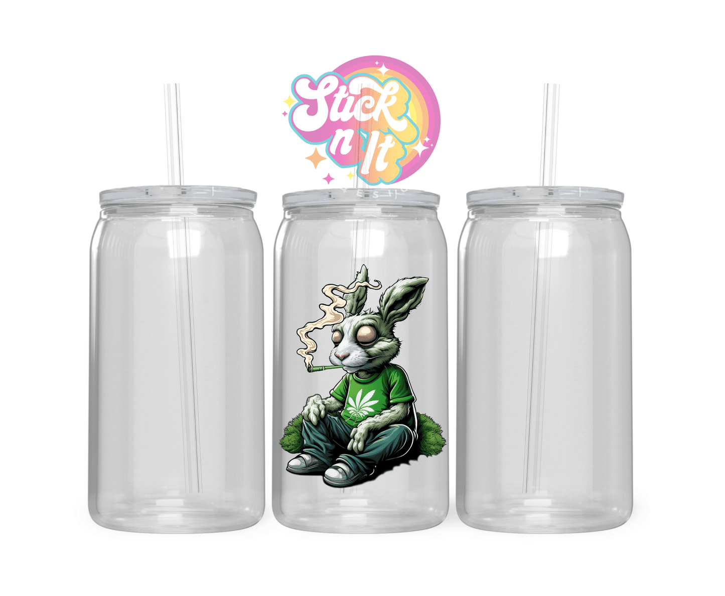 STONED ANIMAL ACRYLIC CUPS - Stick N It