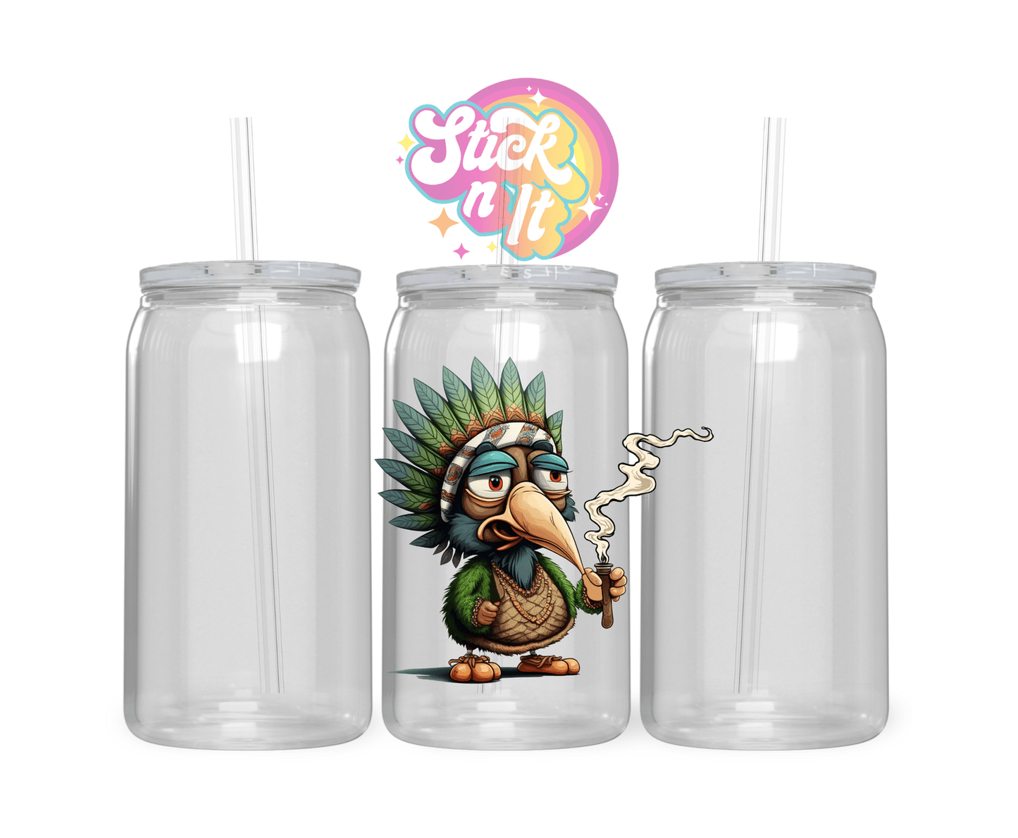 STONED ANIMAL ACRYLIC CUPS - Stick N It