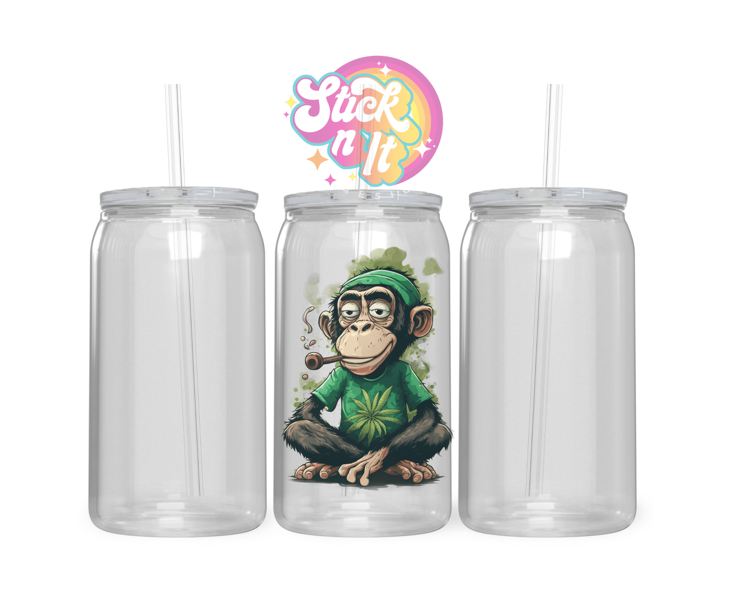 STONED ANIMAL ACRYLIC CUPS - Stick N It
