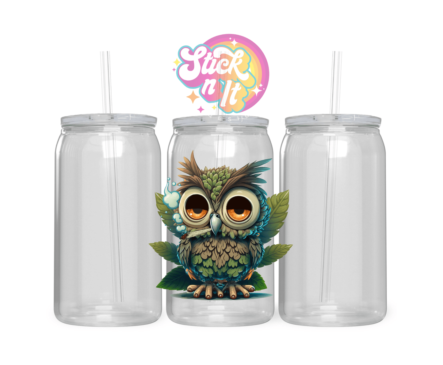 STONED ANIMAL ACRYLIC CUPS - Stick N It