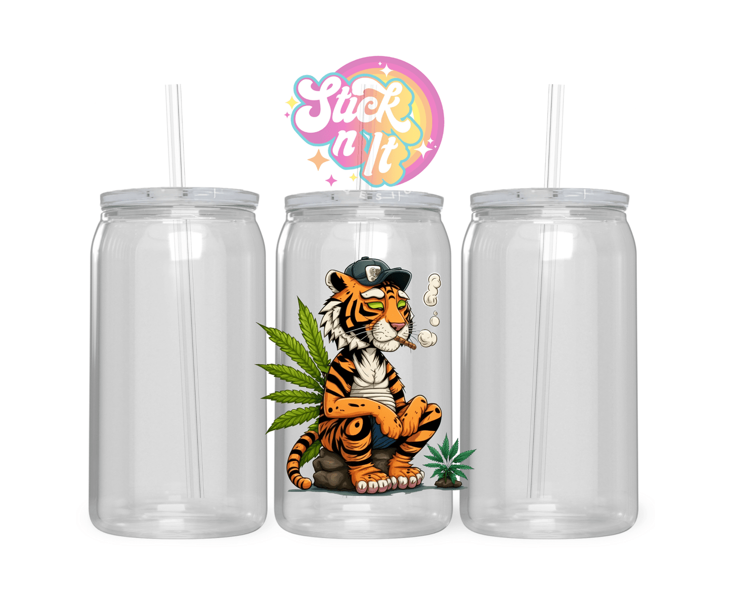 STONED ANIMAL ACRYLIC CUPS - Stick N It