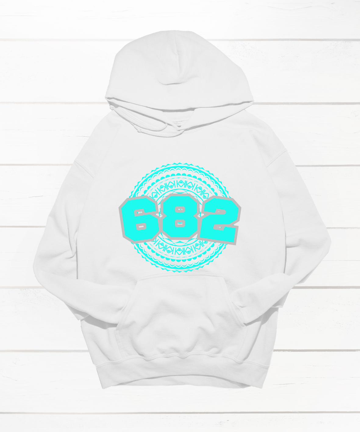 COOK ISLANDS 682 WHITE HOODIE - Stick N It