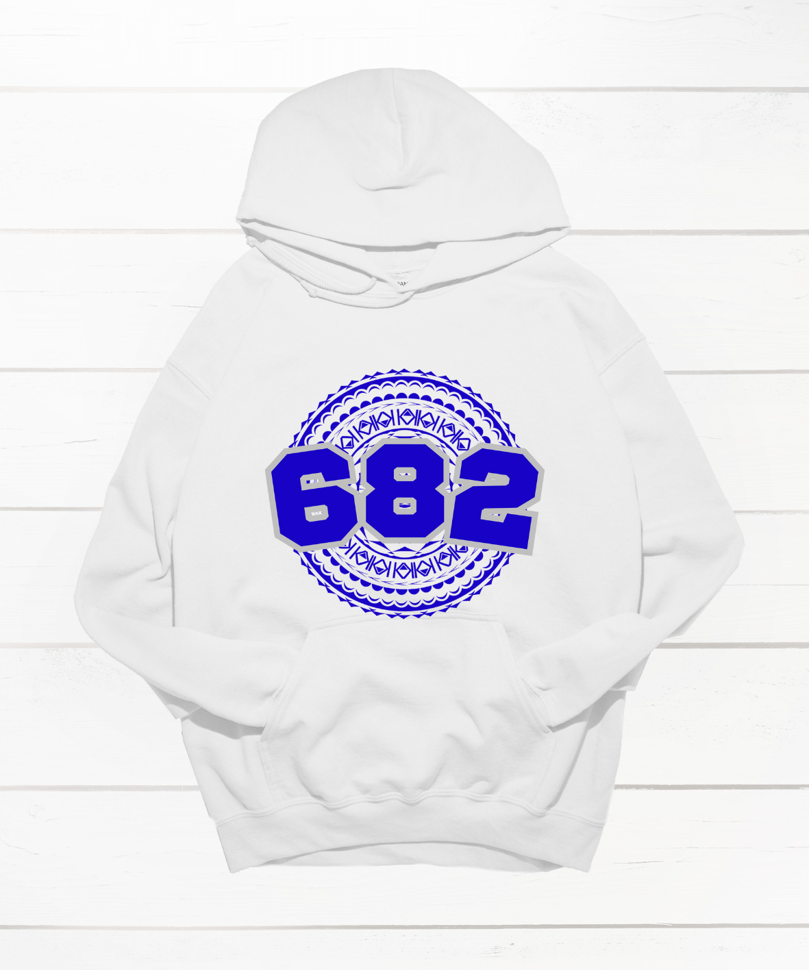 COOK ISLANDS 682 WHITE HOODIE - Stick N It