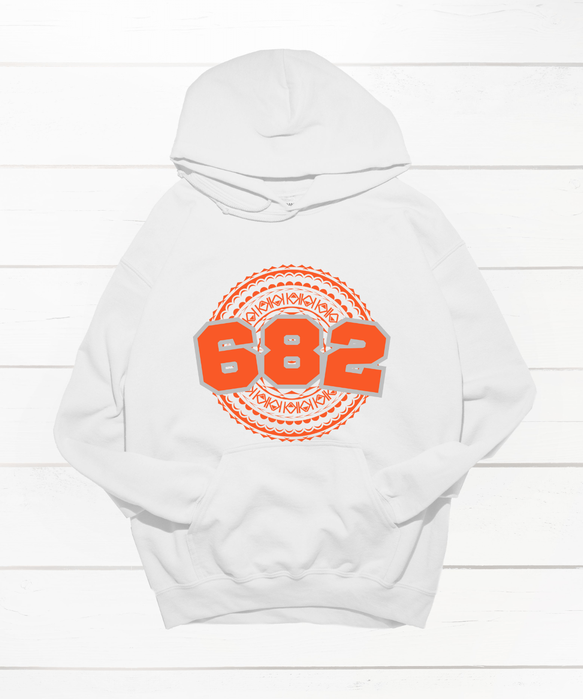 COOK ISLANDS 682 WHITE HOODIE - Stick N It