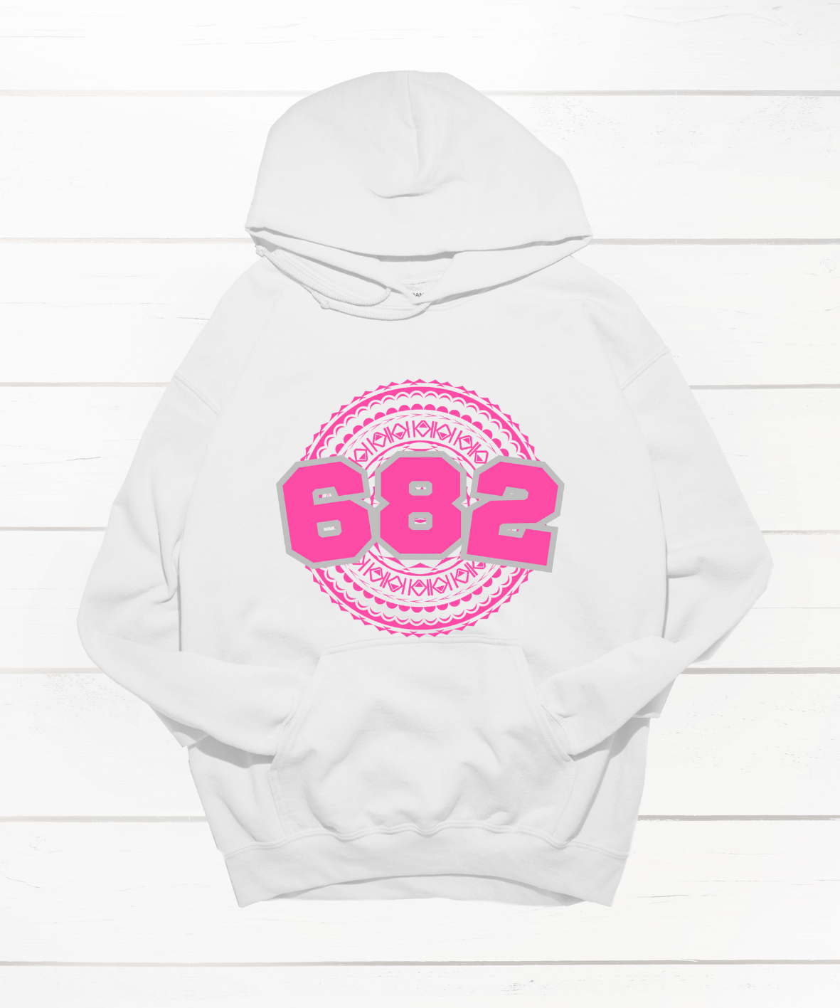 COOK ISLANDS 682 WHITE HOODIE - Stick N It