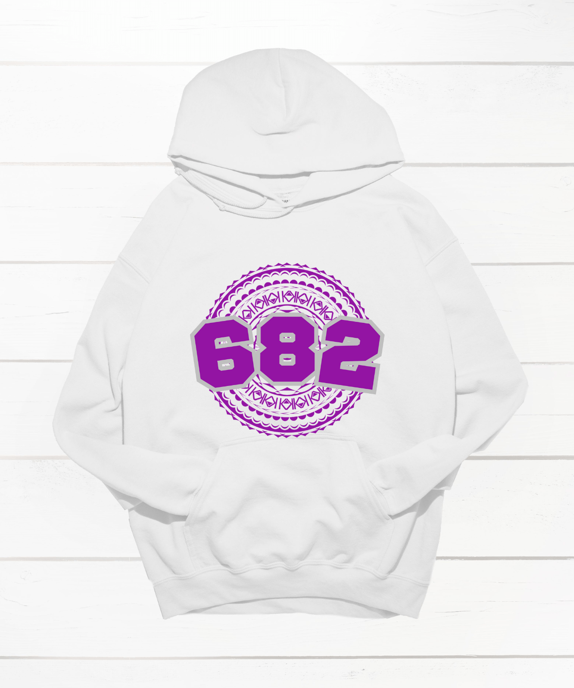 COOK ISLANDS 682 WHITE HOODIE - Stick N It