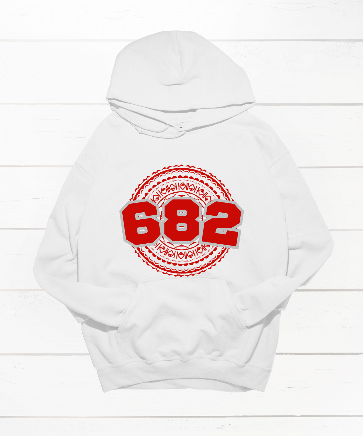 COOK ISLANDS 682 WHITE HOODIE - Stick N It