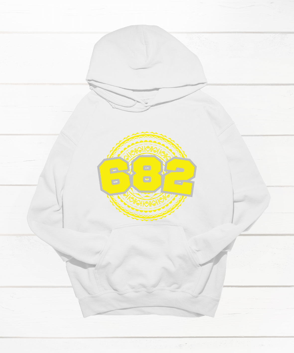 COOK ISLANDS 682 WHITE HOODIE - Stick N It