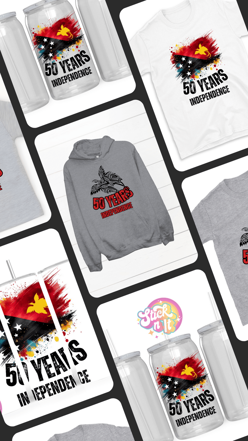 LIMITED EDITION | PNG | 50 YEARS OF INDEPENDENCE - Stick N It
