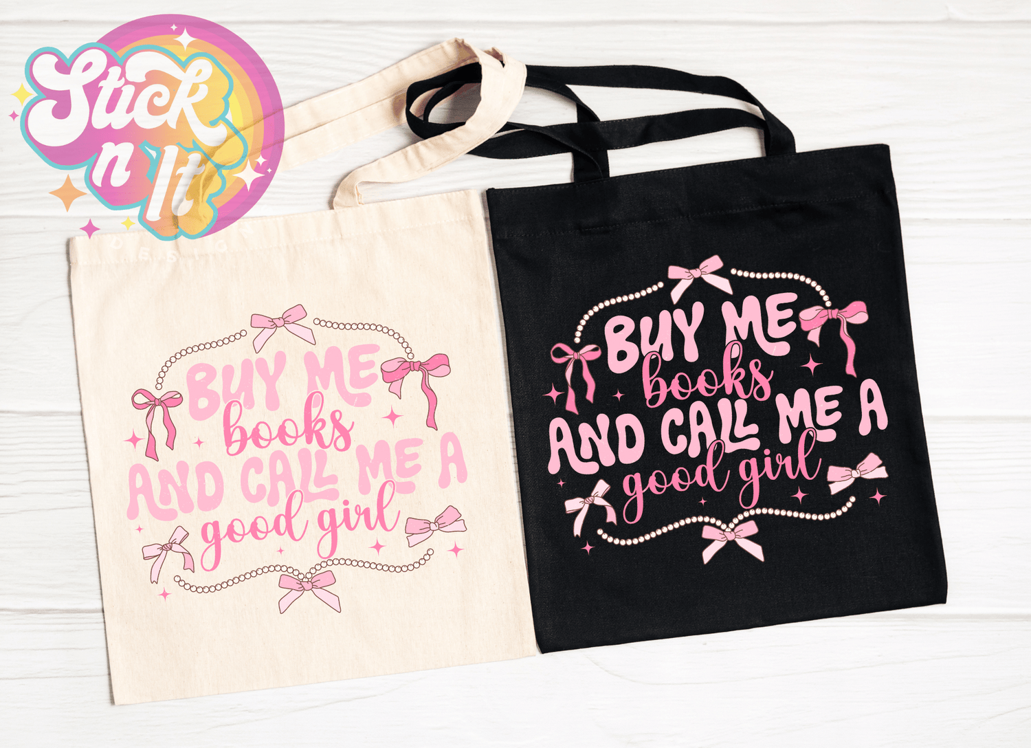 REUSABLE TOTE BAGS - Stick N It