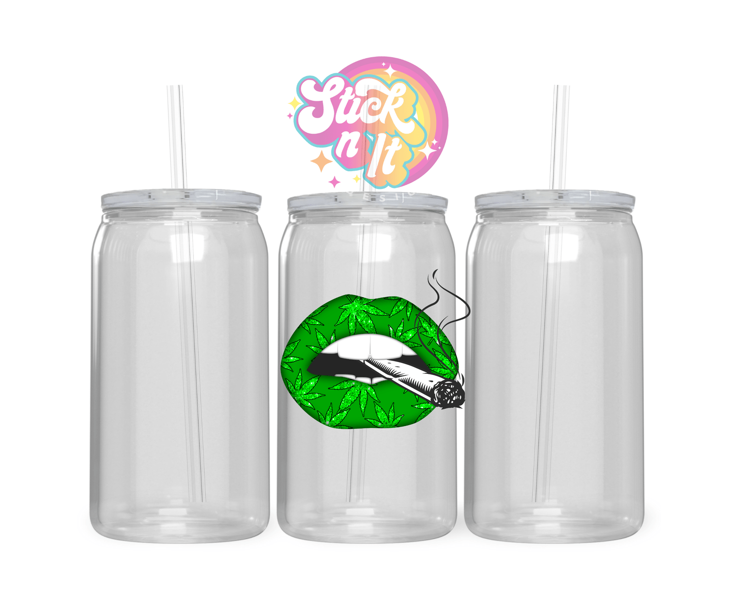 420 ACRYLIC CUPS | FUN | CHEEKY | SASSY | 420 GIFTS | CUPS - Stick N It