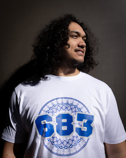 NIUE 683 WHITE SHIRT | POLYNESIAN - Stick N It
