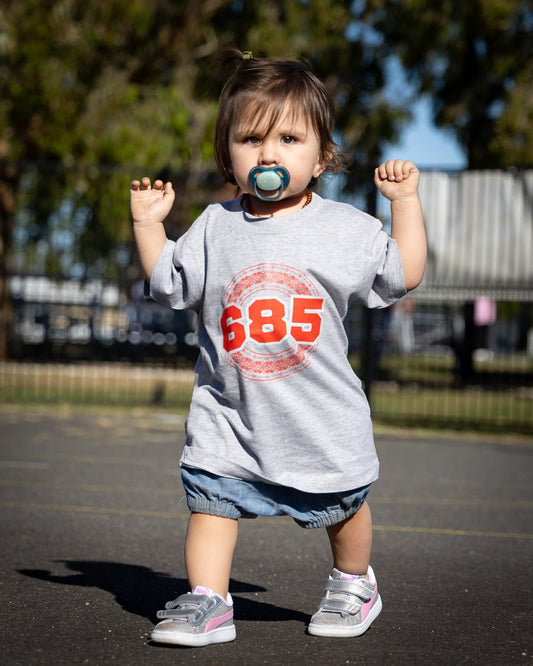 SAMOA 685 KIDS GREY SHIRT | PASIFIKA - Stick N It