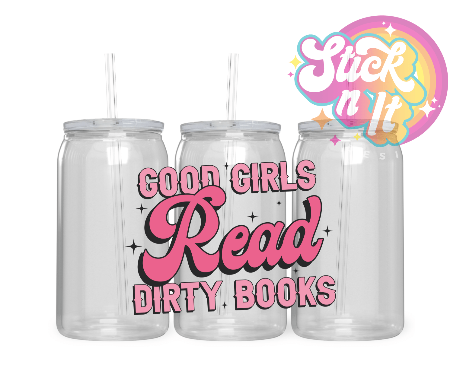 SPICY BOOKISH ACRYLIC CUPS | BOOK LOVER - Stick N It