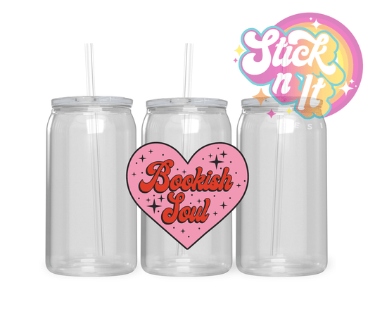 PRETTY BOOKISH ACRYLIC CUPS | BOOK LOVER - Stick N It