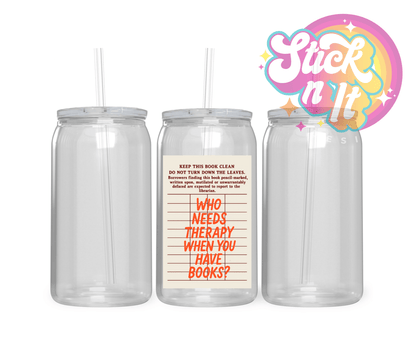 LIBRARY CARD CUPS - Stick N It