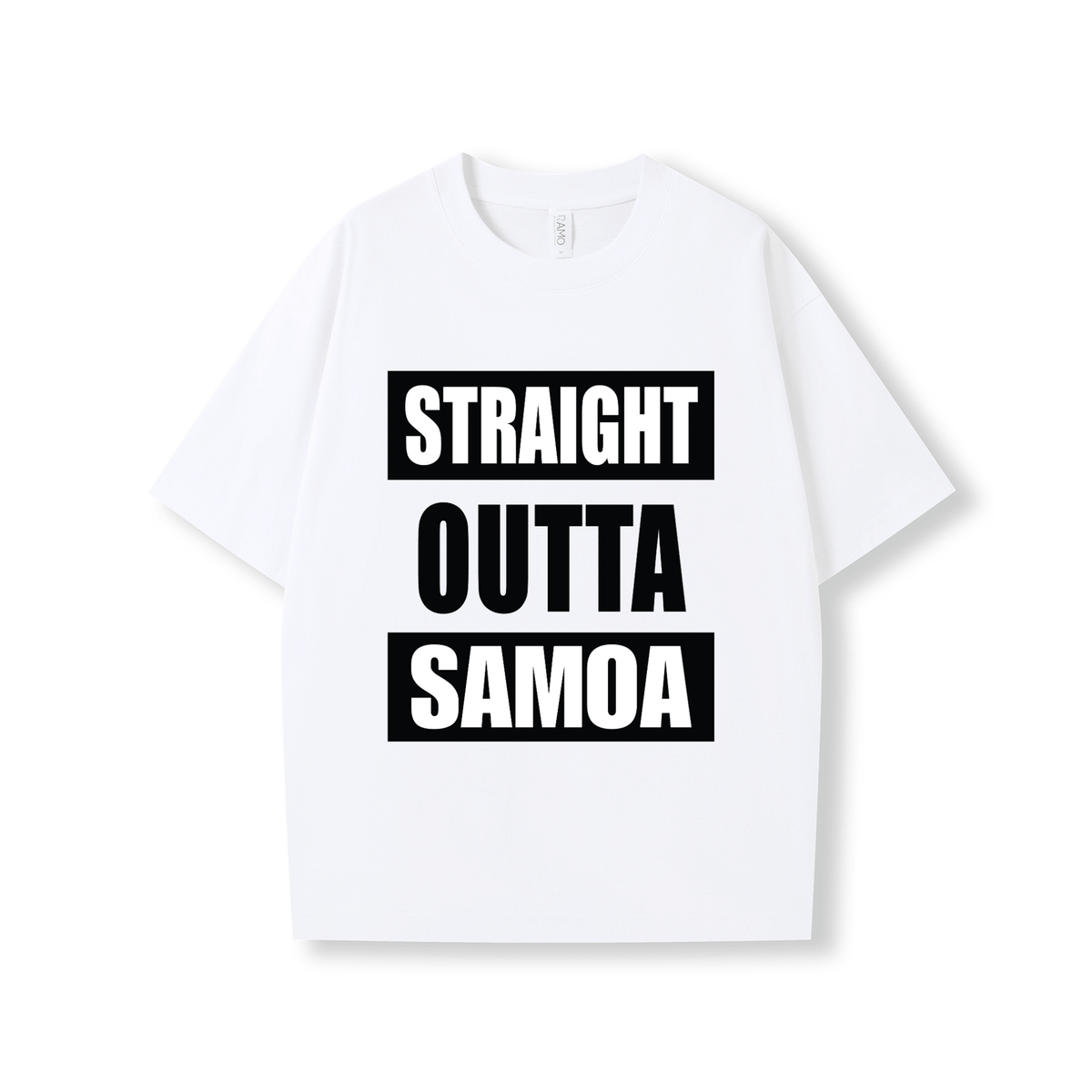 STRAIGHT OUTTA SAMOA | OVERSIZE UNISEX TEE - Stick N It