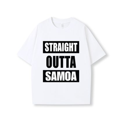 STRAIGHT OUTTA SAMOA | OVERSIZE UNISEX TEE - Stick N It