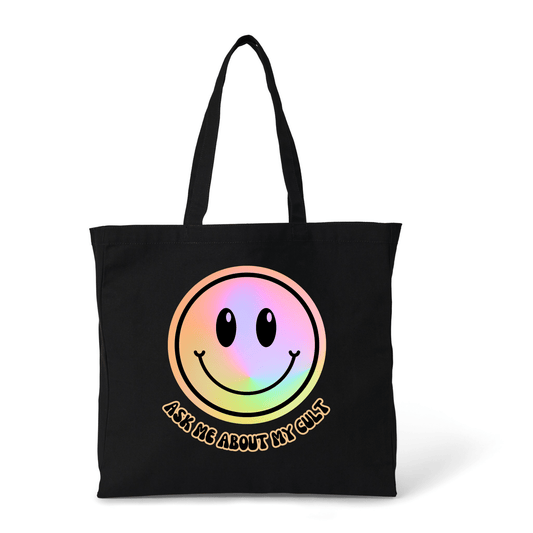 ASK ME ABOUT MY CULT TOTE BAG - Stick N It