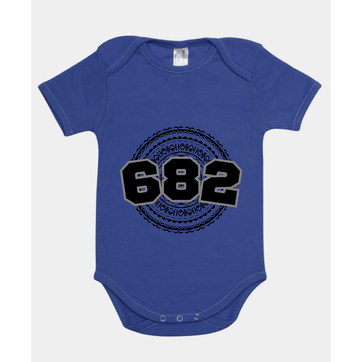 COOK ISLANDS | 682 | ORGANIC COTTON ONESIE | BLACK DESIGN - Stick N It