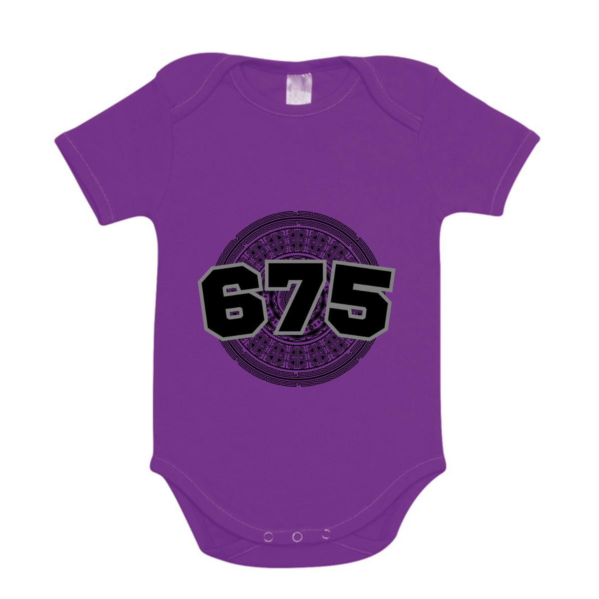 PNG | 675 | ORGANIC COTTON ONESIE | BLACK DESIGN - Stick N It