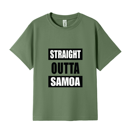 STRAIGHT OUTTA SAMOA | KIDS TEE - Stick N It