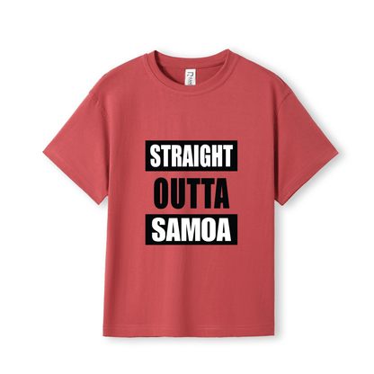 STRAIGHT OUTTA SAMOA | KIDS TEE - Stick N It
