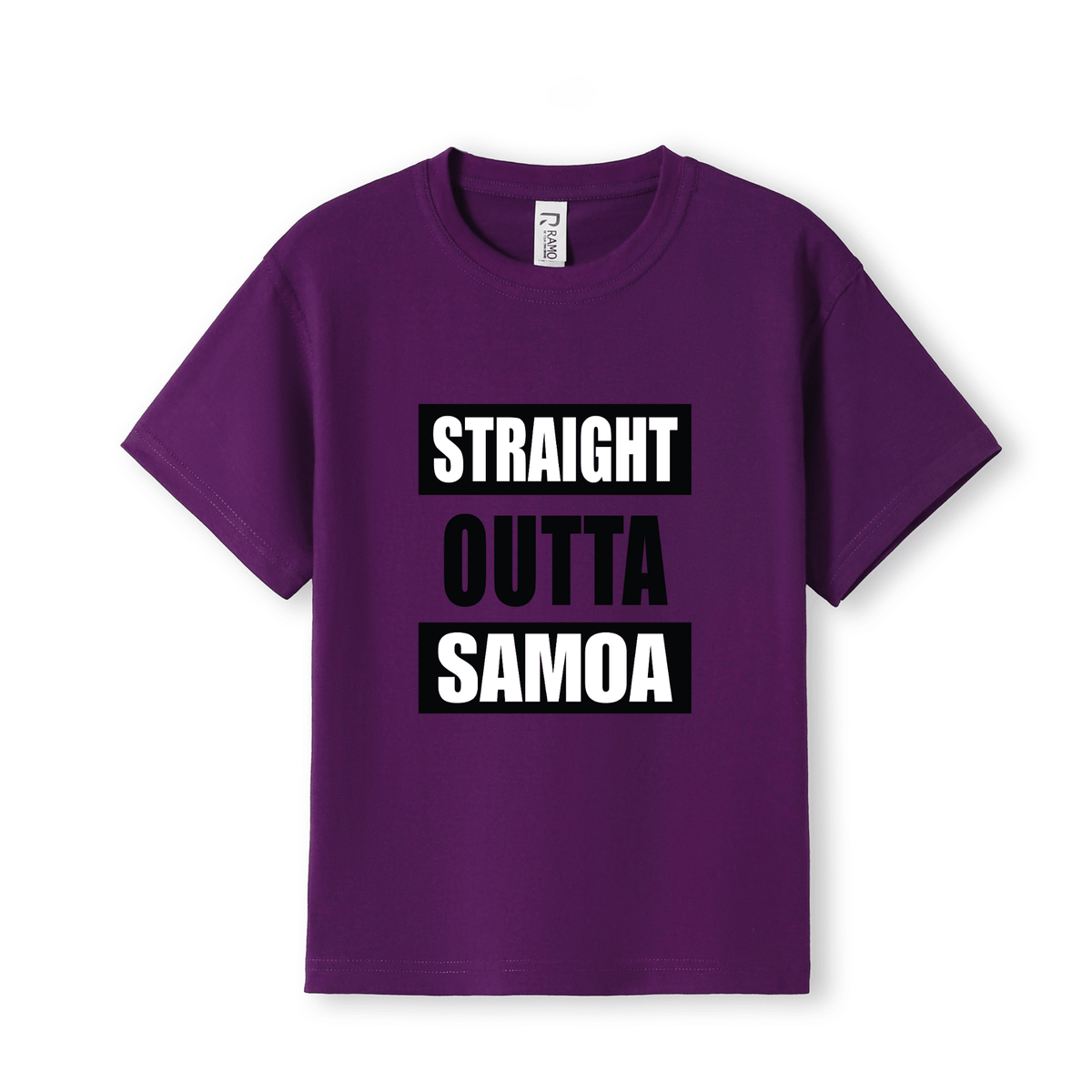 STRAIGHT OUTTA SAMOA | KIDS TEE - Stick N It