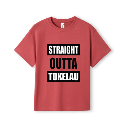 STRAIGHT OUTTA TOKELAU | KIDS TEE - Stick N It