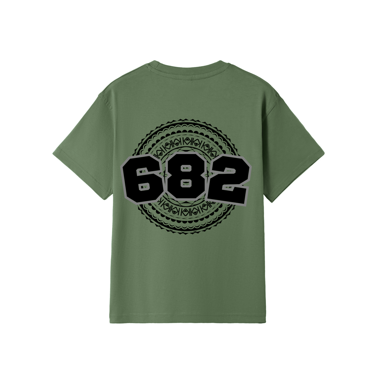 COOK ISLANDS | 682 | KIDS TEE | BLACK DESIGN - Stick N It