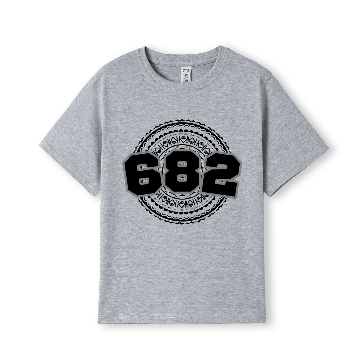 COOK ISLANDS | 682 | KIDS TEE | BLACK DESIGN - Stick N It
