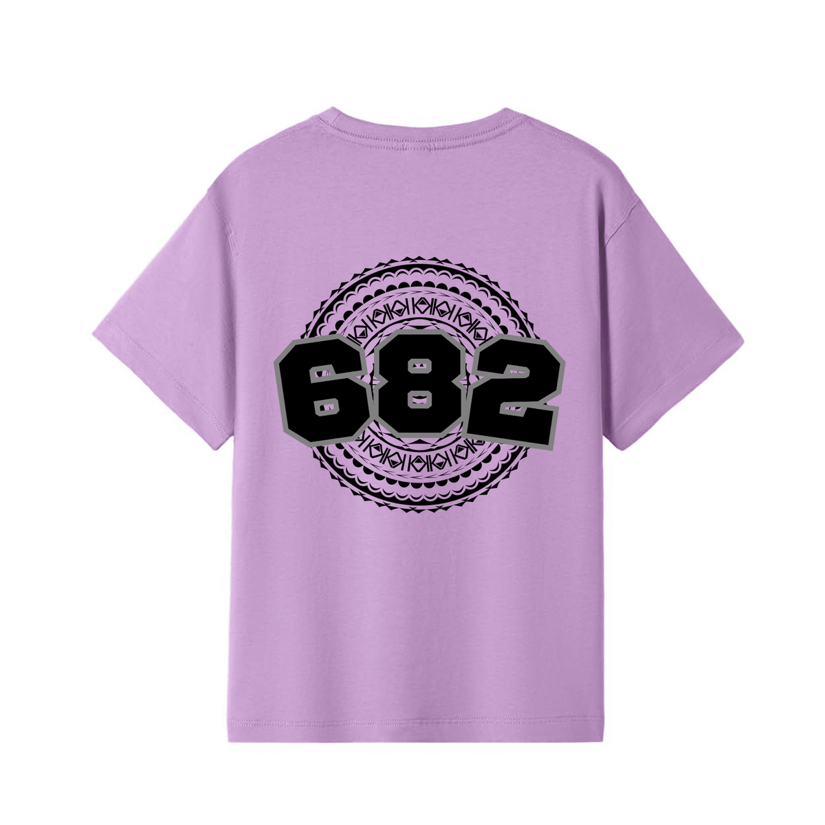 COOK ISLANDS | 682 | KIDS TEE | BLACK DESIGN - Stick N It