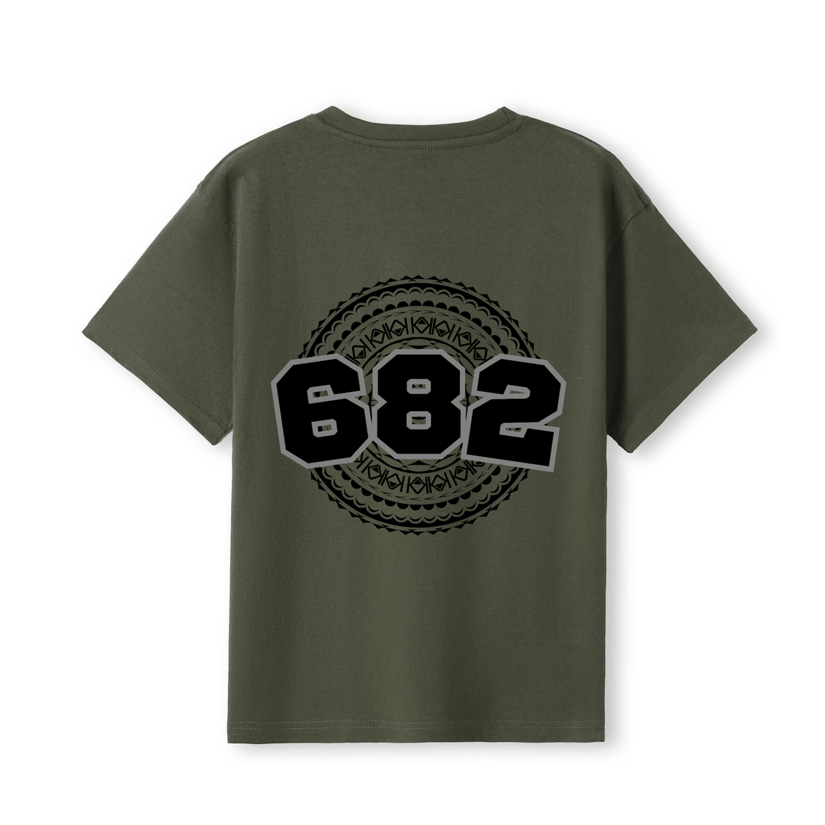COOK ISLANDS | 682 | KIDS TEE | BLACK DESIGN - Stick N It