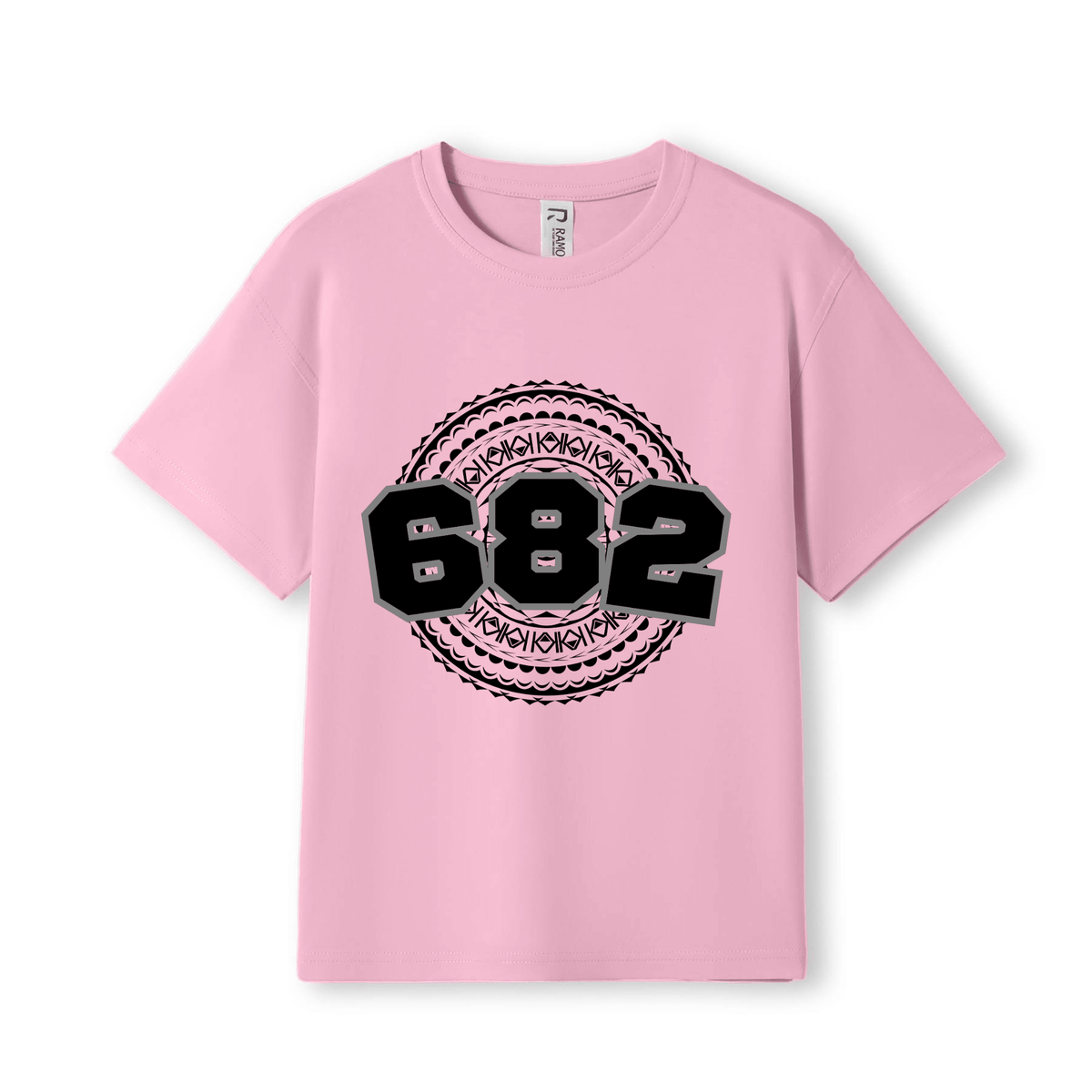 COOK ISLANDS | 682 | KIDS TEE | BLACK DESIGN - Stick N It