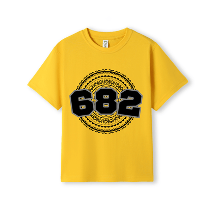 COOK ISLANDS | 682 | KIDS TEE | BLACK DESIGN - Stick N It