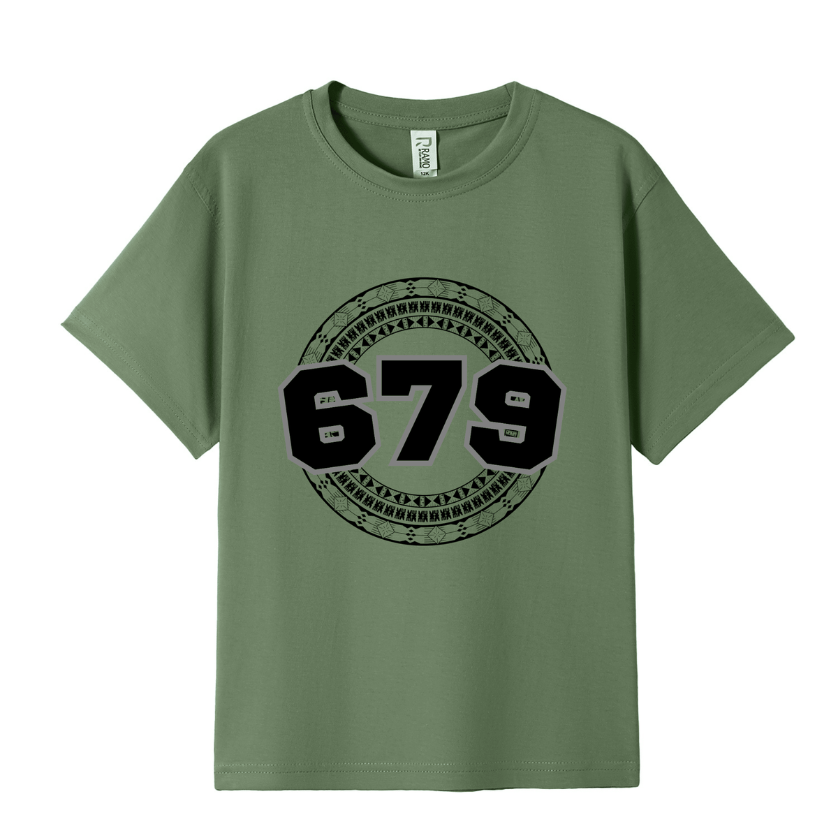 FIJI | 679 | KIDS TEE | BLACK DESIGN - Stick N It
