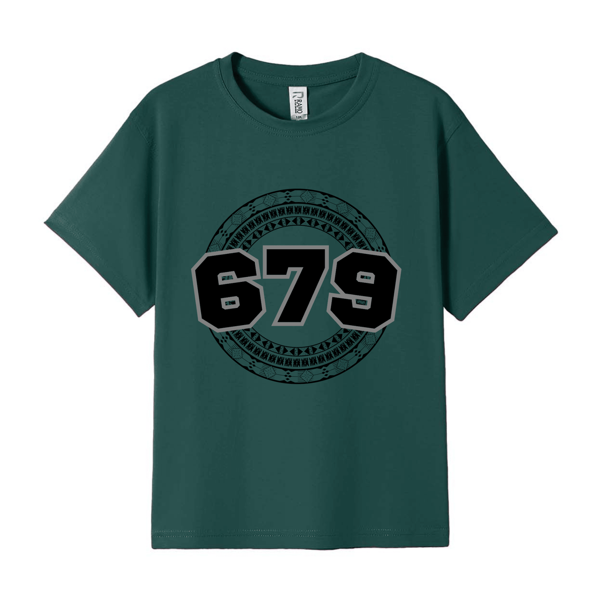 FIJI | 679 | KIDS TEE | BLACK DESIGN - Stick N It