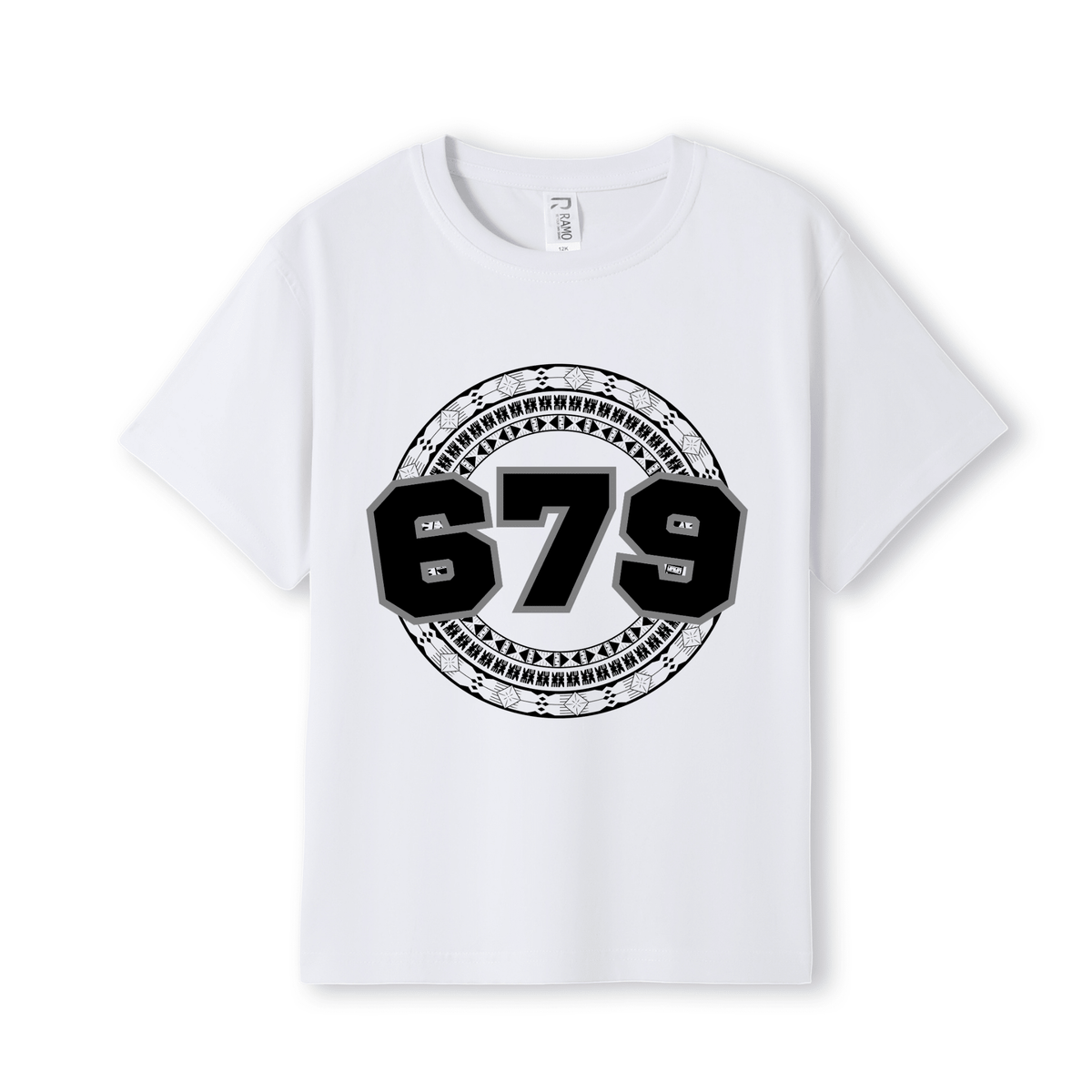 FIJI | 679 | KIDS TEE | BLACK DESIGN - Stick N It