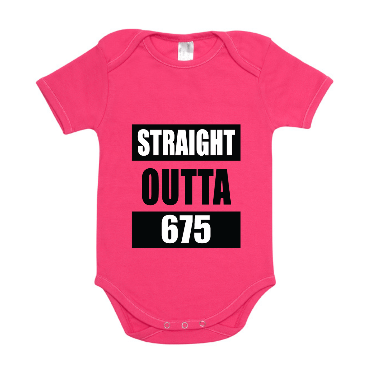 STRAIGHT OUTTA 675 | ORGANIC COTTON ONESIE - Stick N It