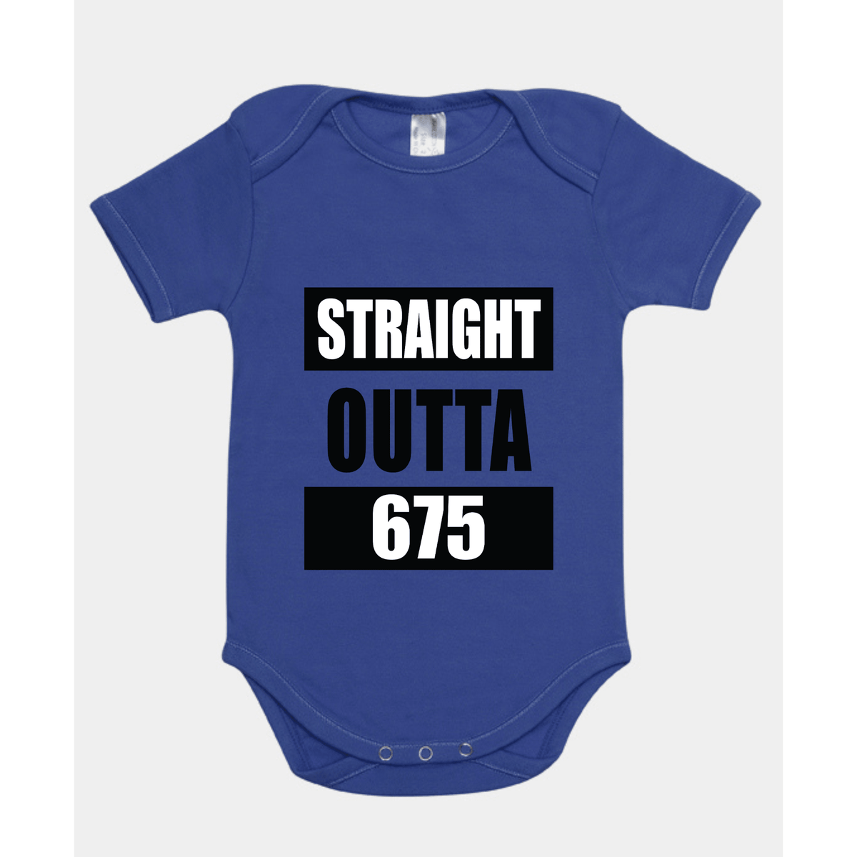 STRAIGHT OUTTA 675 | ORGANIC COTTON ONESIE - Stick N It