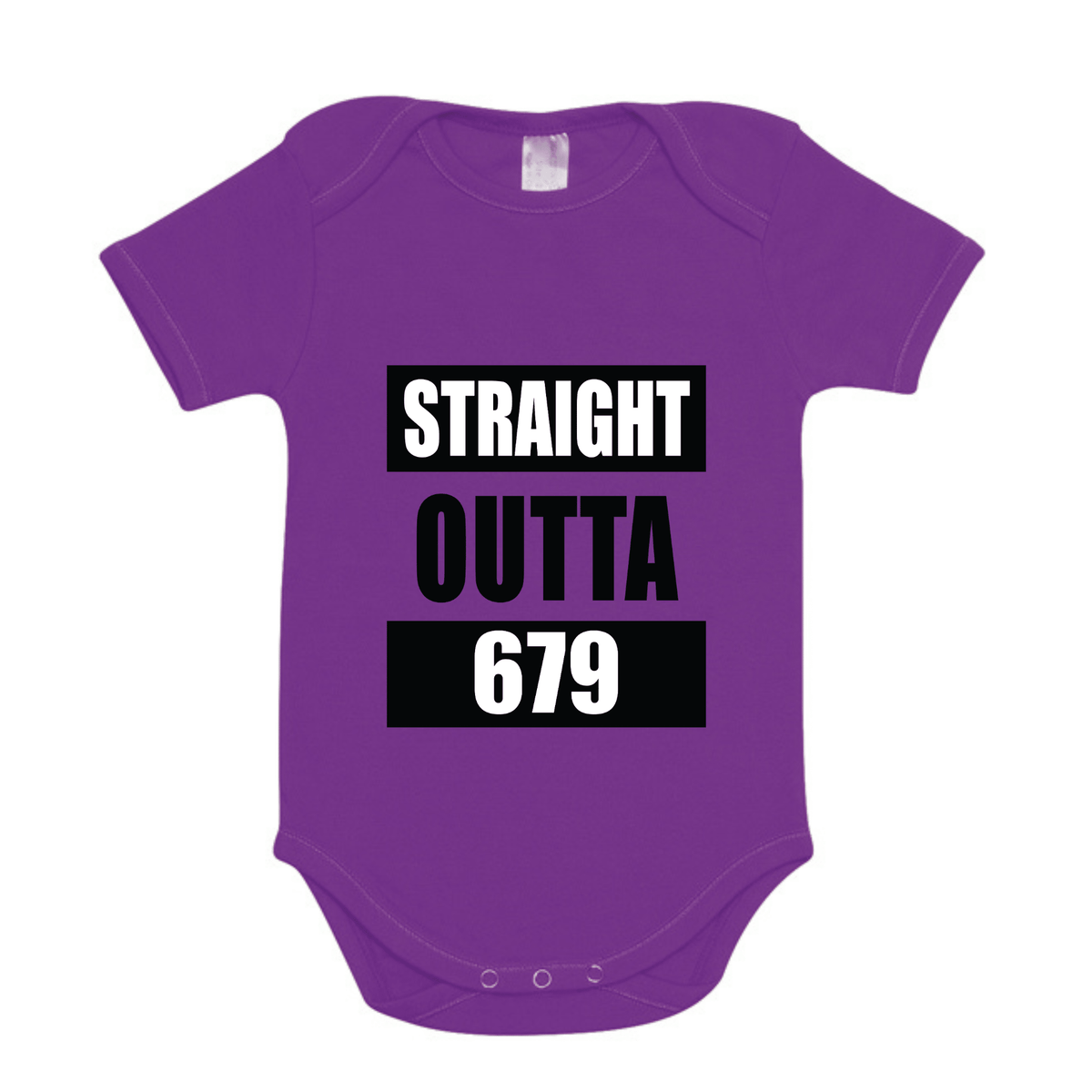 STRAIGHT OUTTA 679 | ORGANIC COTTON ONESIE - Stick N It