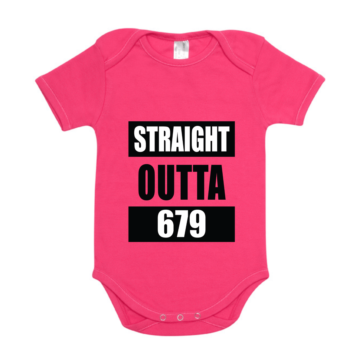STRAIGHT OUTTA 679 | ORGANIC COTTON ONESIE - Stick N It