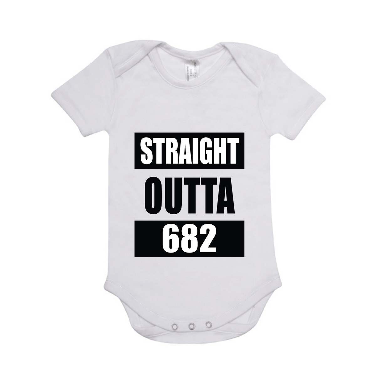 STRAIGHT OUTTA 682 | ORGANIC COTTON ONESIE - Stick N It