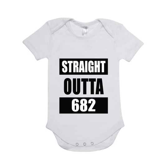 STRAIGHT OUTTA 682 | ORGANIC COTTON ONESIE - Stick N It